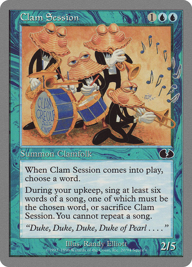 Clam Session [Unglued] | Total Play