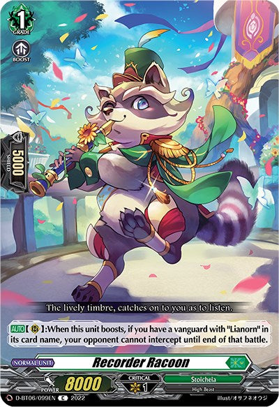 Recorder Racoon (D-BT06/099EN) [Blazing Dragon Reborn] | Total Play