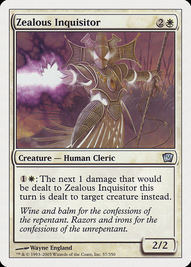 Zealous Inquisitor [Ninth Edition] | Total Play