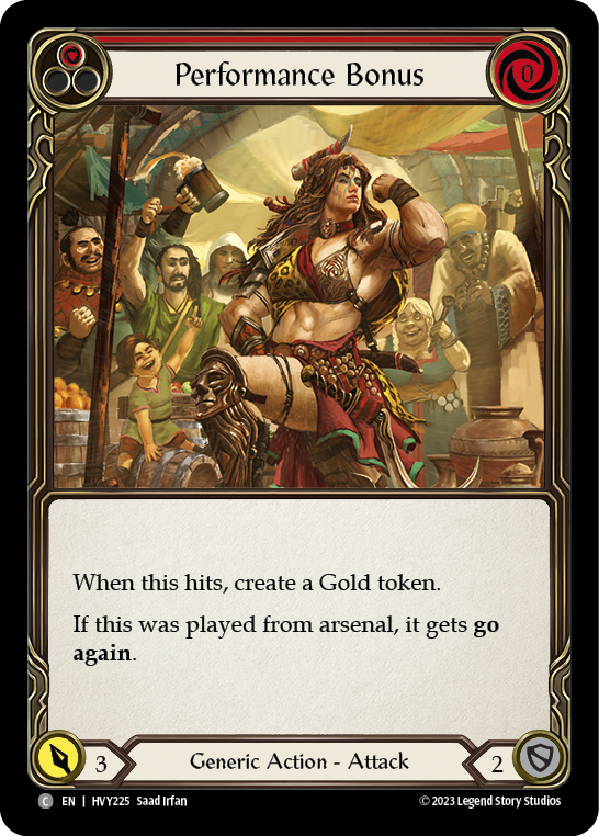 Performance Bonus (Red) [HVY225] (Heavy Hitters) | Total Play