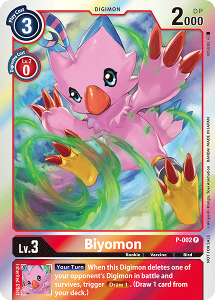 Biyomon [P-002] [Promotional Cards] | Total Play