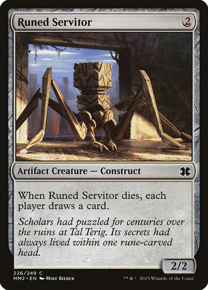 Runed Servitor [Modern Masters 2015] | Total Play