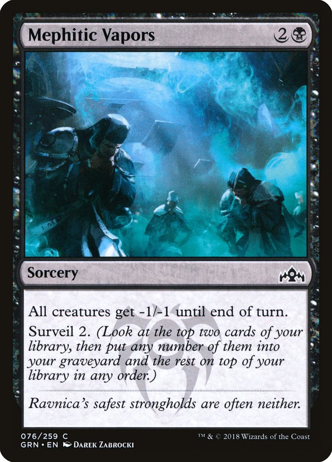 Mephitic Vapors [Guilds of Ravnica] | Total Play