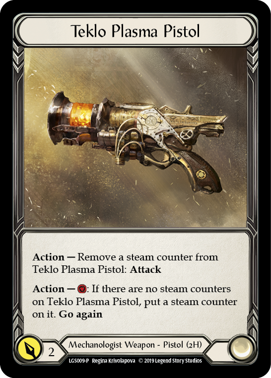 Teklo Plasma Pistol [LGS009-P] (Promo)  1st Edition Cold Foil | Total Play