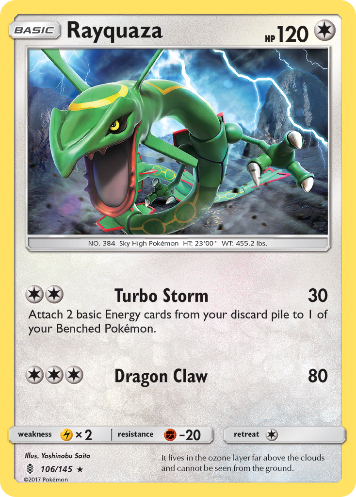 Rayquaza (106/145) [Sun & Moon: Guardians Rising] | Total Play