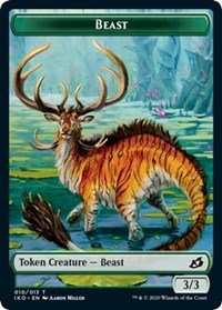 Beast (010) // Snake Double-Sided Token [Commander 2020 Tokens] | Total Play