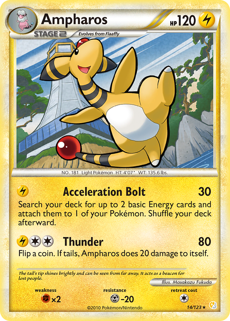 Ampharos (14/123) [HeartGold & SoulSilver: Base Set] | Total Play