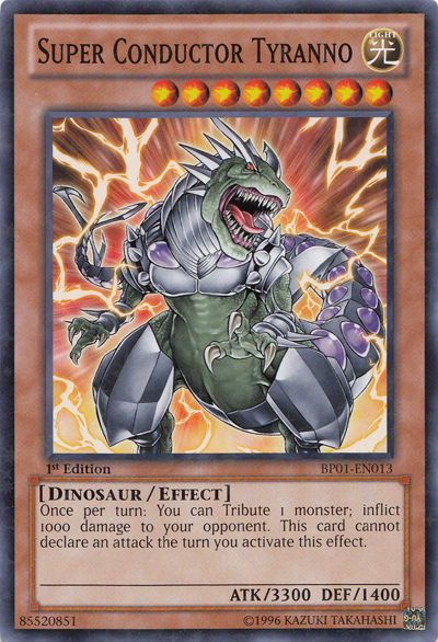 Super Conductor Tyranno [BP01-EN013] Starfoil Rare | Total Play