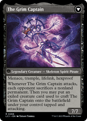 Throne of the Grim Captain // The Grim Captain [The Lost Caverns of Ixalan Prerelease Cards] | Total Play