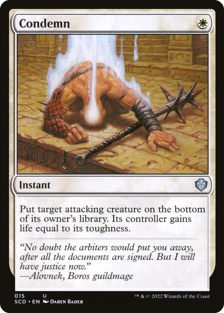 Condemn [Starter Commander Decks] | Total Play