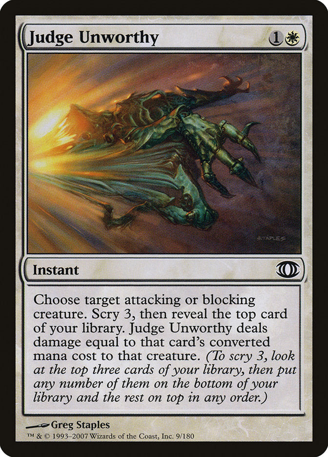 Judge Unworthy [Future Sight] | Total Play