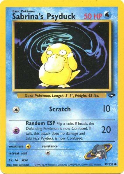 Sabrina's Psyduck (99/132) [Gym Challenge Unlimited] | Total Play