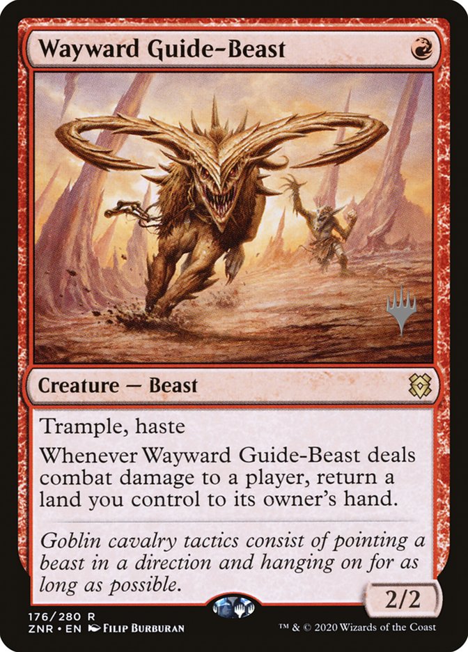 Wayward Guide-Beast (Promo Pack) [Zendikar Rising Promos] | Total Play