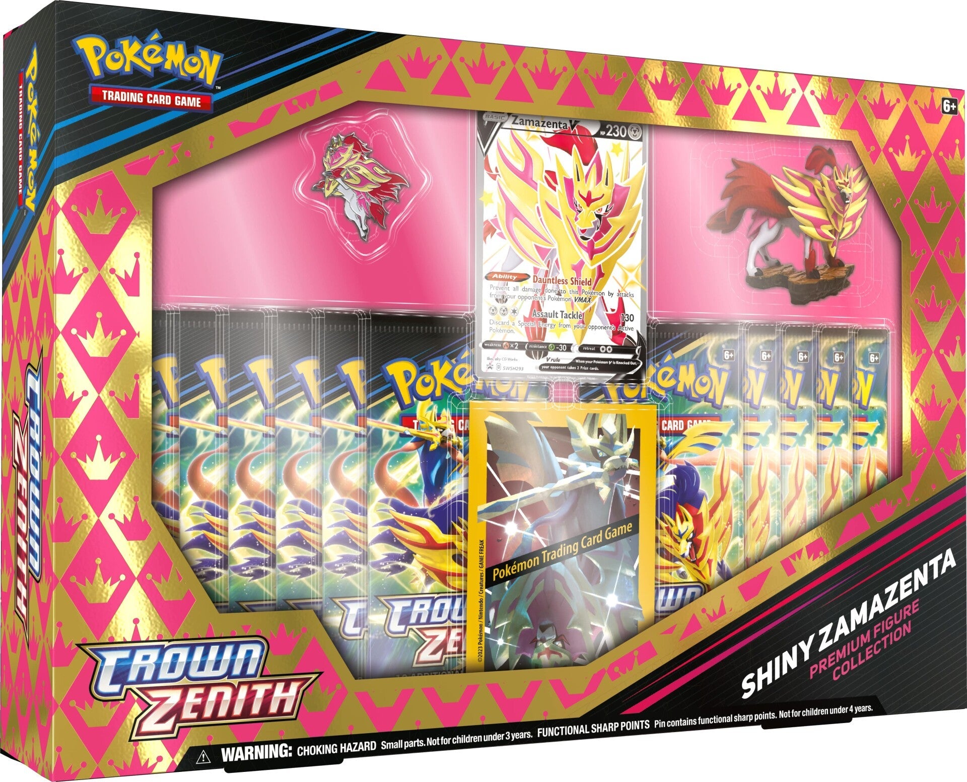 Sword & Shield: Crown Zenith - Premium Figure Collection (Shiny Zamazenta) | Total Play