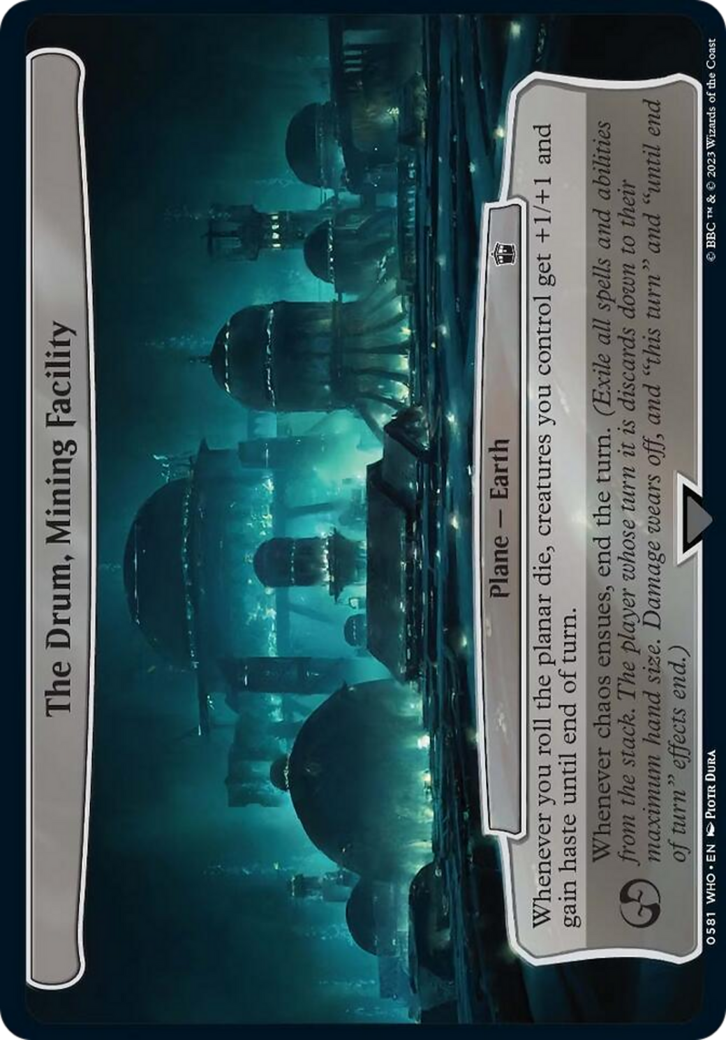 The Drum, Mining Facility [Doctor Who] | Total Play