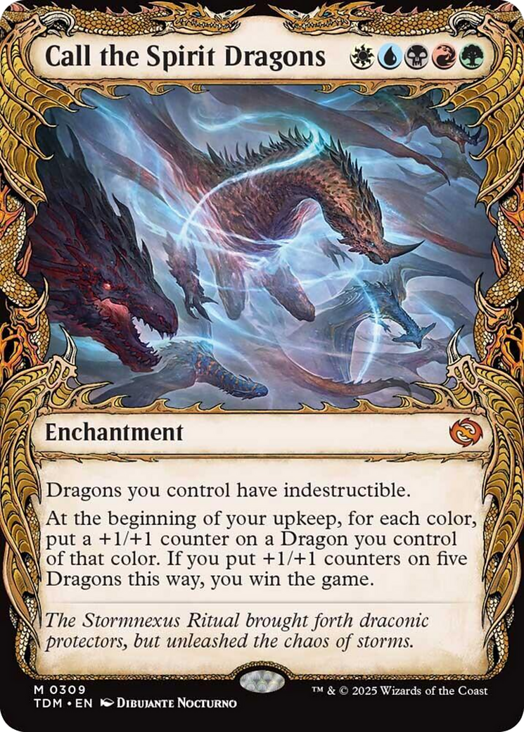 Call the Spirit Dragons (Showcase) [Tarkir: Dragonstorm] | Total Play