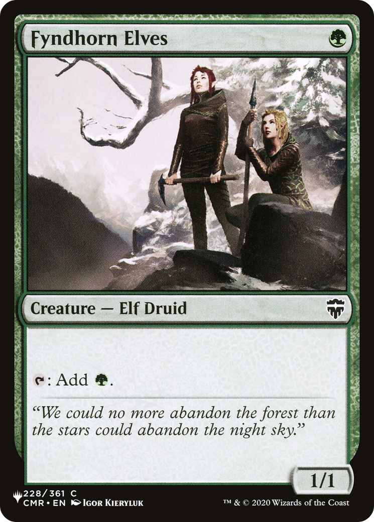 Fyndhorn Elves [The List] | Total Play