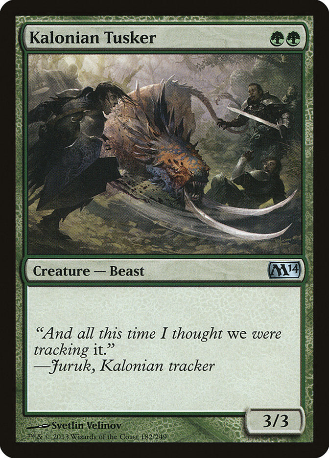 Kalonian Tusker [Magic 2014] | Total Play