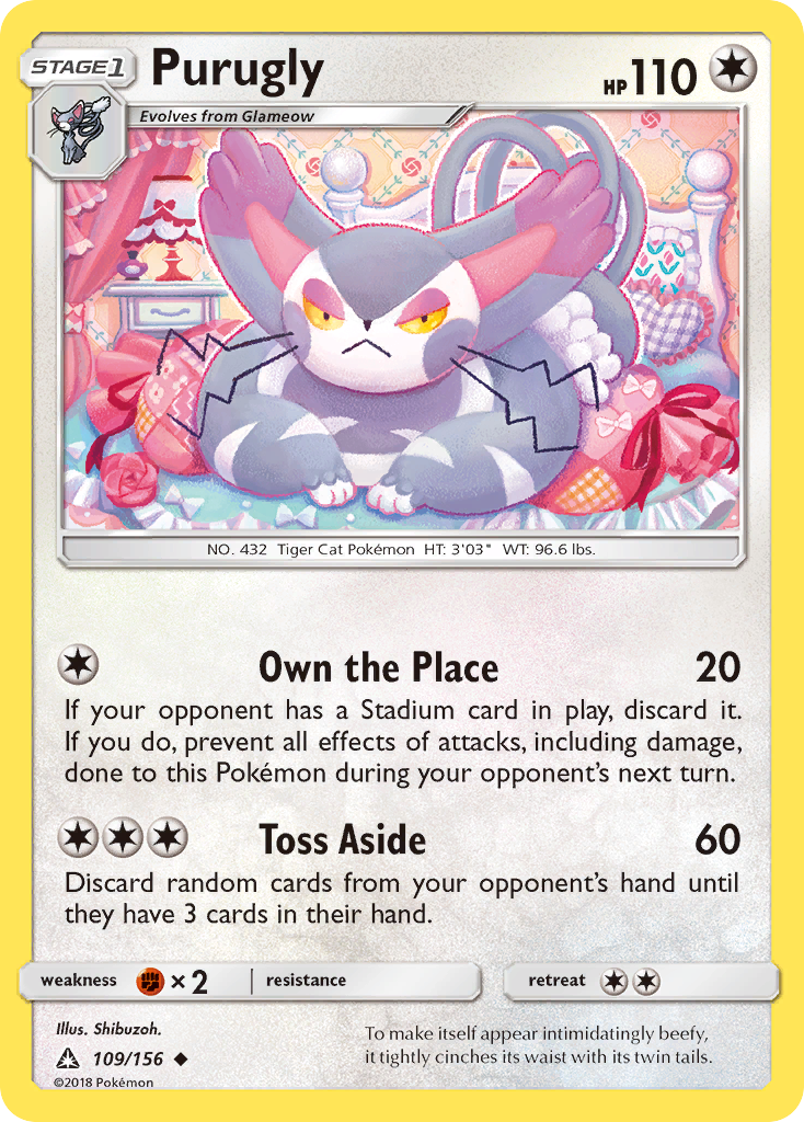 Purugly (109/156) [Sun & Moon: Ultra Prism] | Total Play