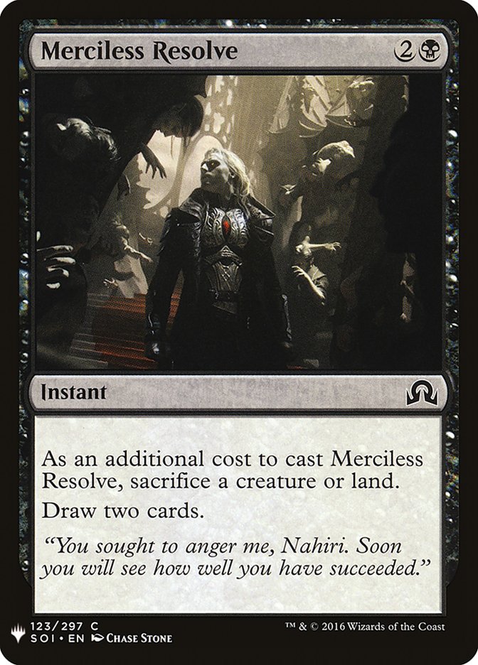 Merciless Resolve [Mystery Booster] | Total Play