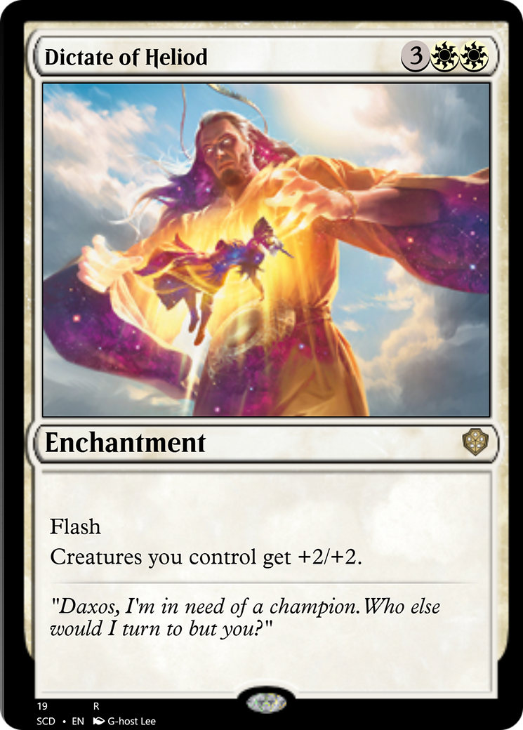 Dictate of Heliod [Starter Commander Decks] | Total Play
