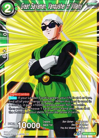 Great Saiyaman, Vanquisher of Villainy (BT11-065) [Vermilion Bloodline 2nd Edition] | Total Play