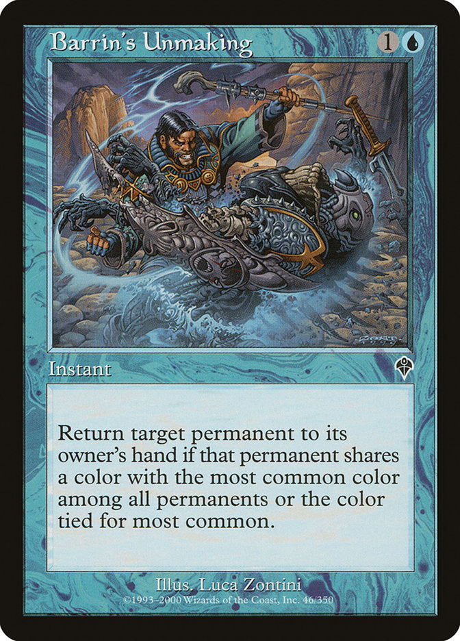 Barrin's Unmaking [Invasion] | Total Play