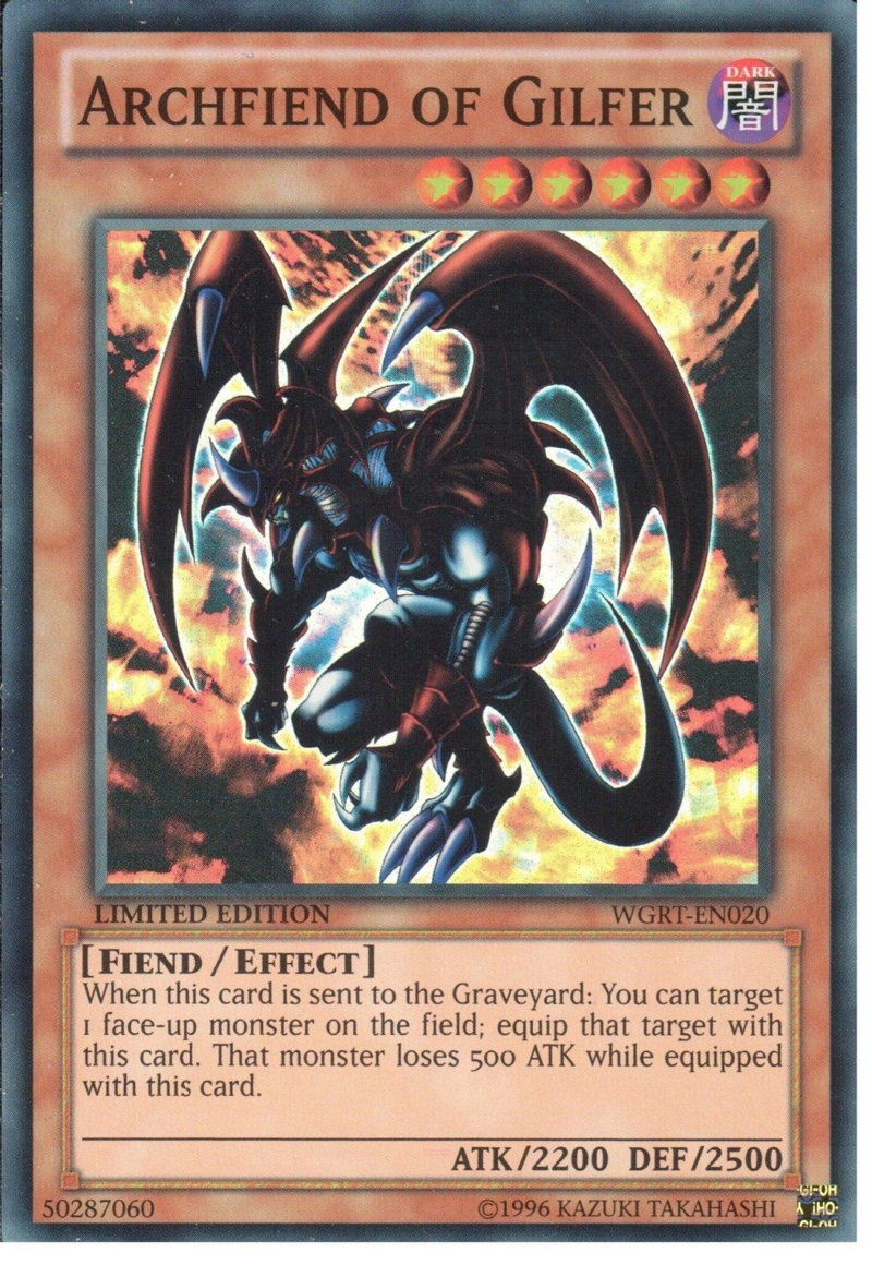 Archfiend of Gilfer [WGRT-EN020] Super Rare | Total Play