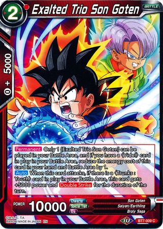 Exalted Trio Son Goten (BT7-009) [Assault of the Saiyans] | Total Play