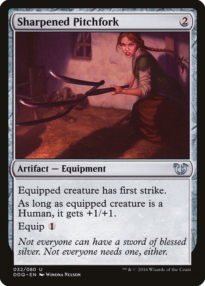Sharpened Pitchfork [Duel Decks: Blessed vs. Cursed] | Total Play