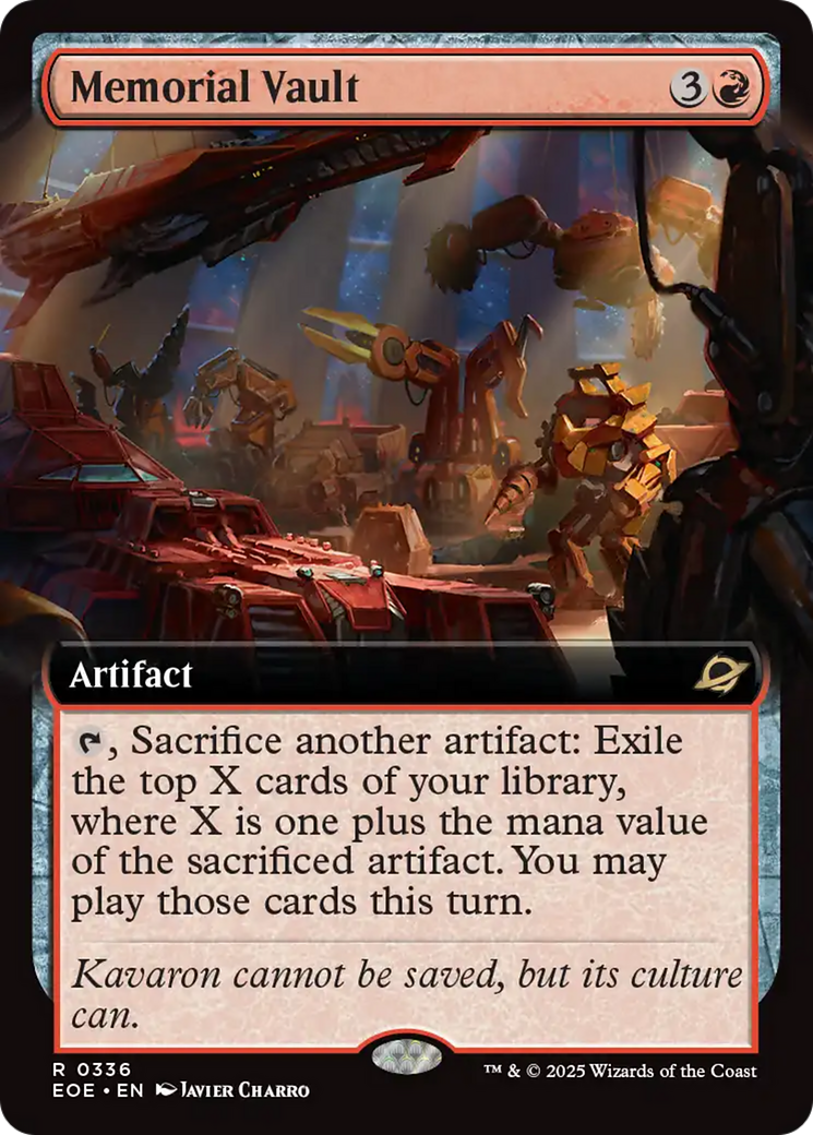Memorial Vault (Extended Art) [Edge of Eternities] | Total Play