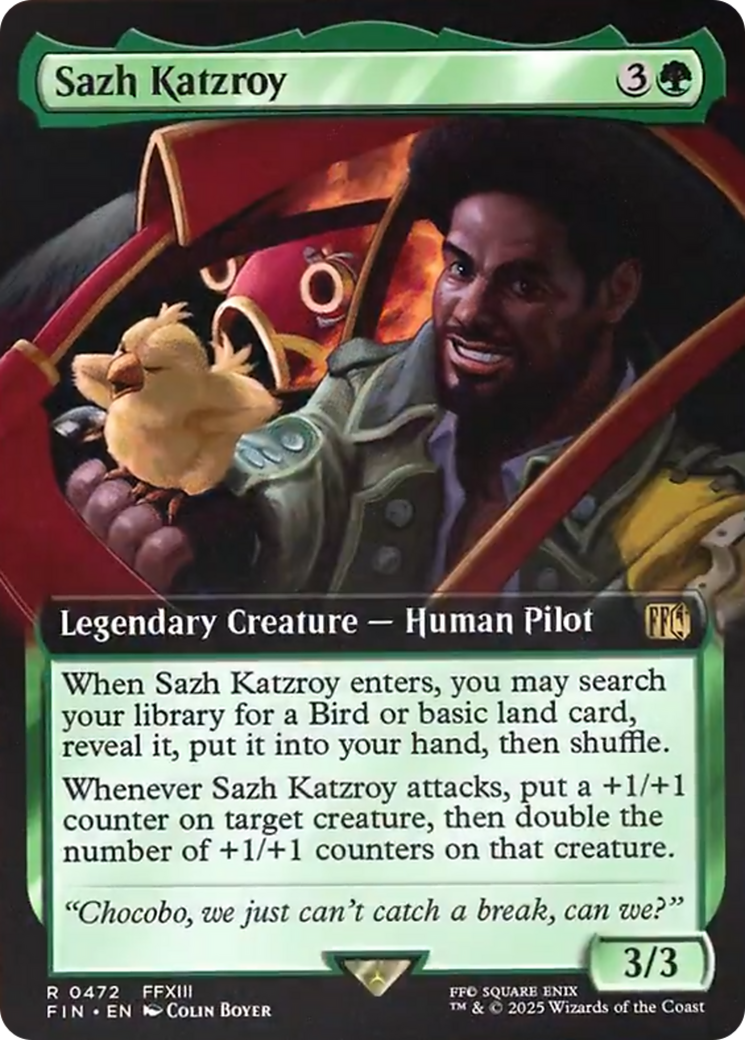 Sazh Katzroy (Extended Art) [FINAL FANTASY] | Total Play