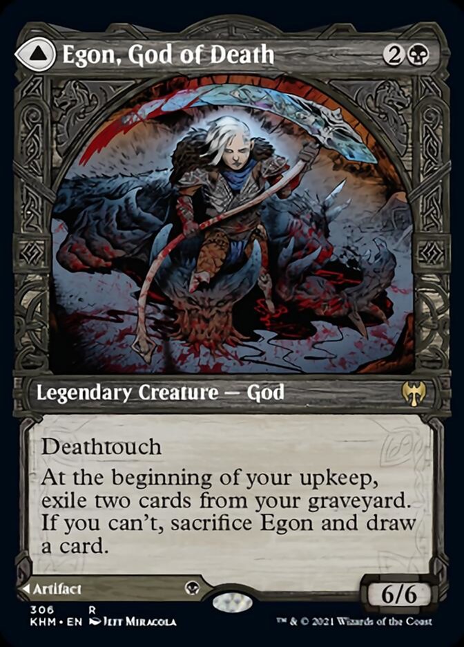 Egon, God of Death // Throne of Death (Showcase) [Kaldheim] | Total Play