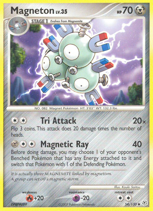 Magneton (54/130) [Diamond & Pearl: Base Set] | Total Play