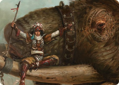 Tuskguard Captain Art Card [Commander Masters Art Series] | Total Play