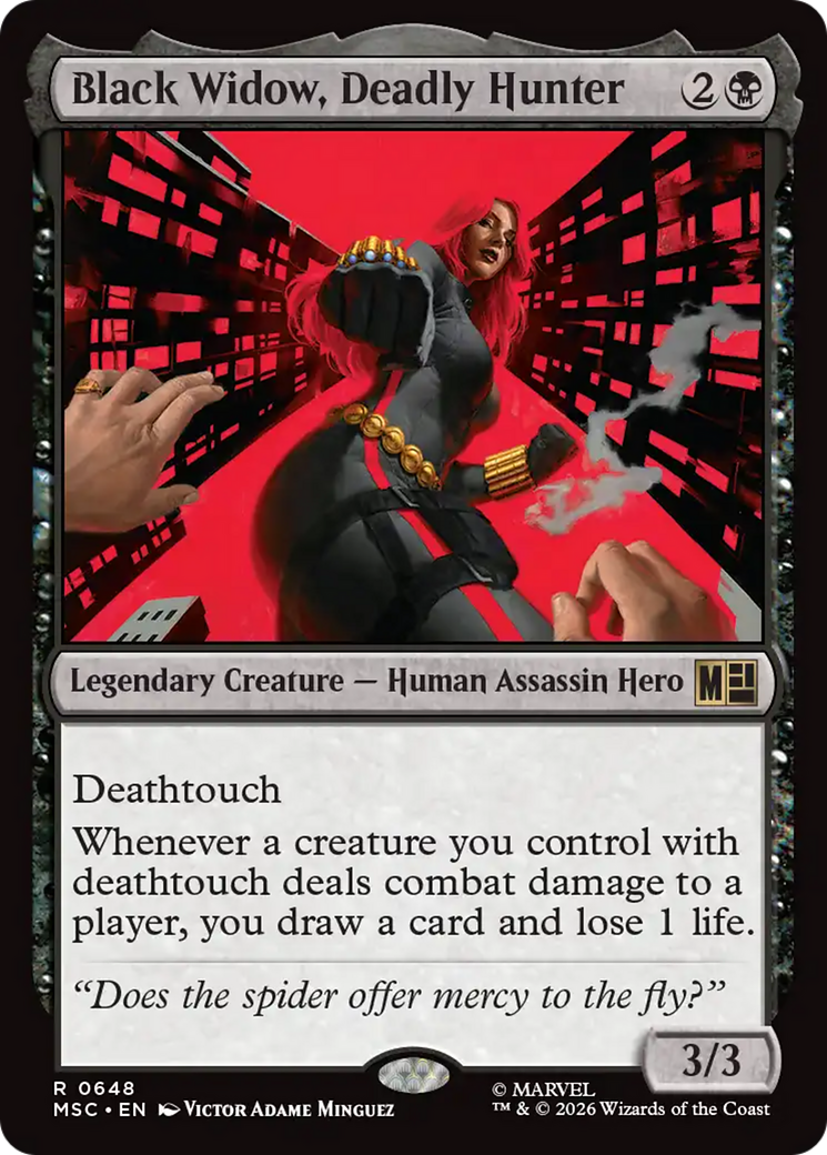 Black Widow, Deadly Hunter [Marvel Super Heroes Commander] | Total Play