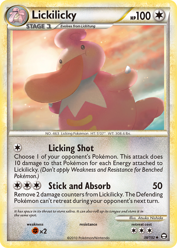 Lickilicky (38/102) [HeartGold & SoulSilver: Triumphant] | Total Play