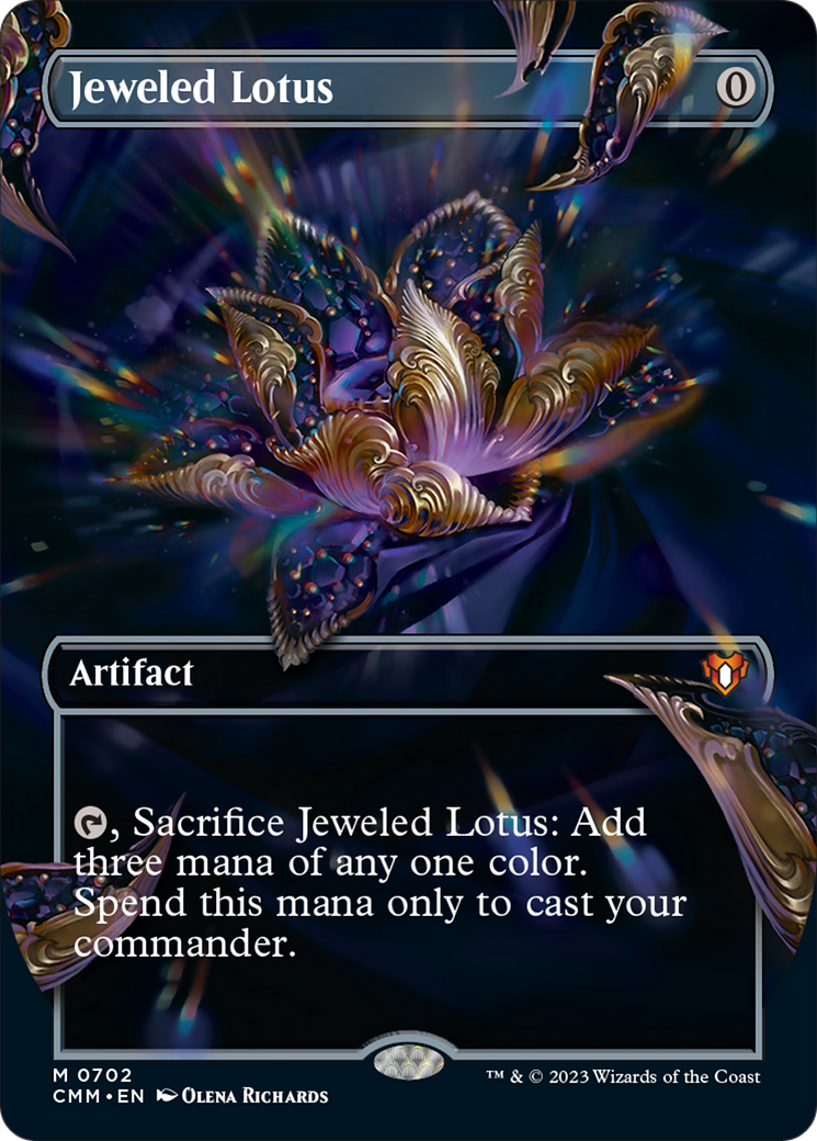 Jeweled Lotus (Borderless Frame Break) [Commander Masters] | Total Play