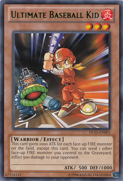 Ultimate Baseball Kid (Green) [DL15-EN003] Rare | Total Play