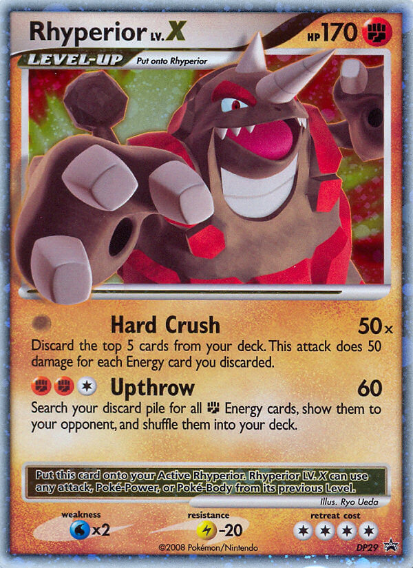 Rhyperior LV.X (DP29) [Diamond & Pearl: Black Star Promos] | Total Play