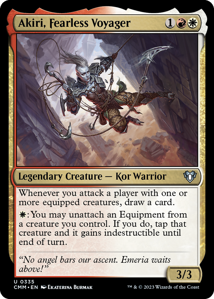 Akiri, Fearless Voyager [Commander Masters] | Total Play