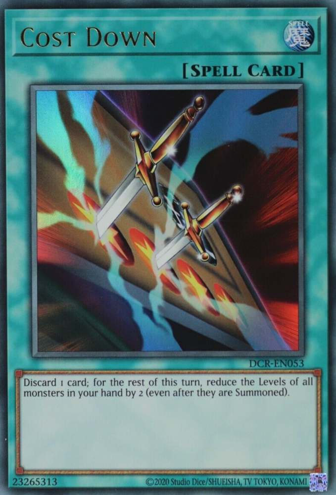 Cost Down (25th Anniversary) [DCR-EN053] Ultra Rare | Total Play