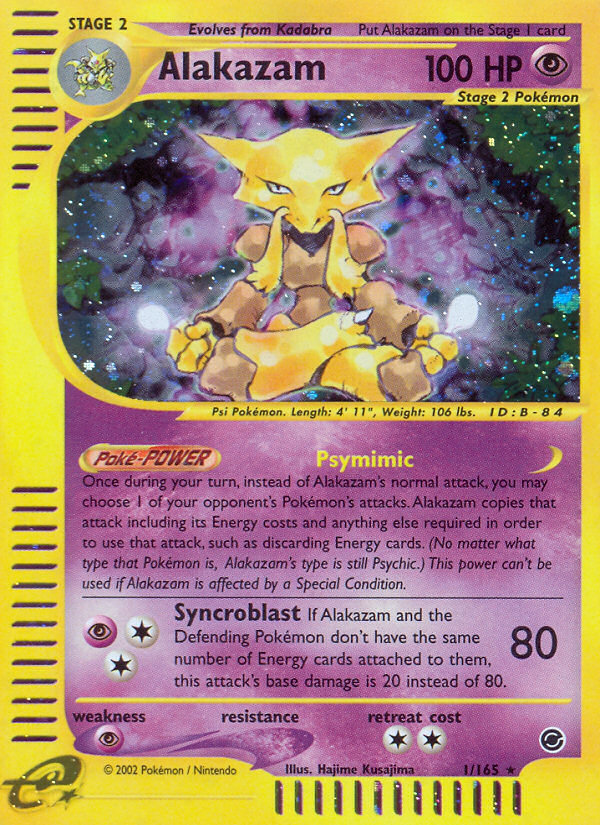 Alakazam (1/165) [Expedition: Base Set] | Total Play