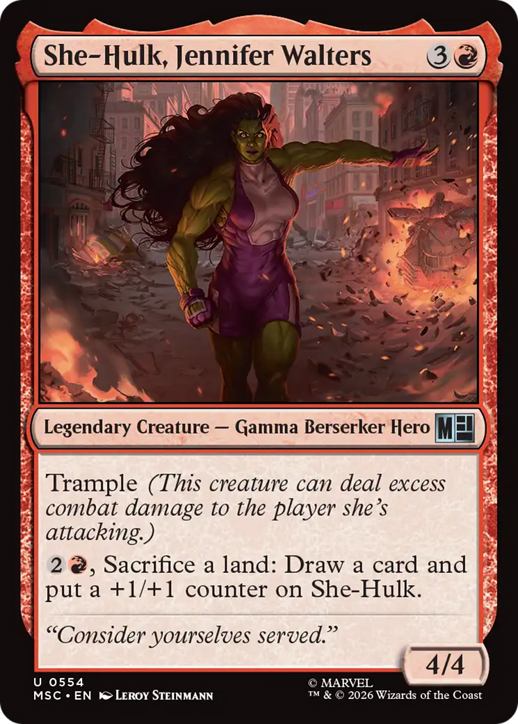 She-Hulk, Jennifer Walters [Marvel Super Heroes Commander] | Total Play