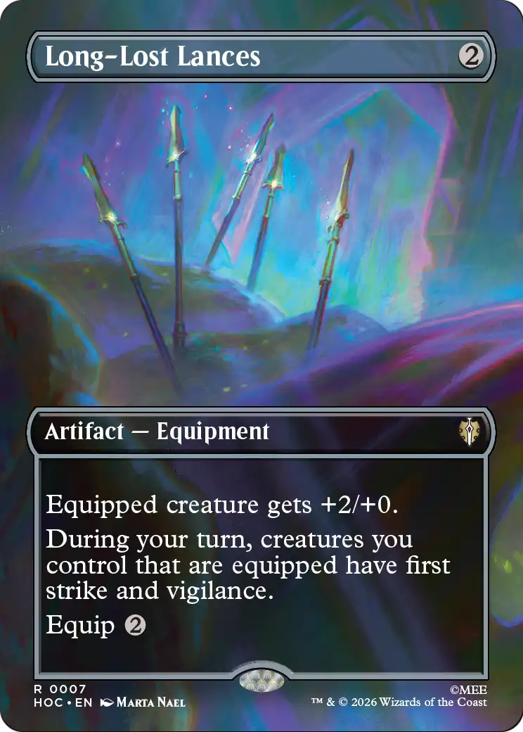 Long-Lost Lances (Borderless) [The Hobbit: Eternal-Legal] | Total Play