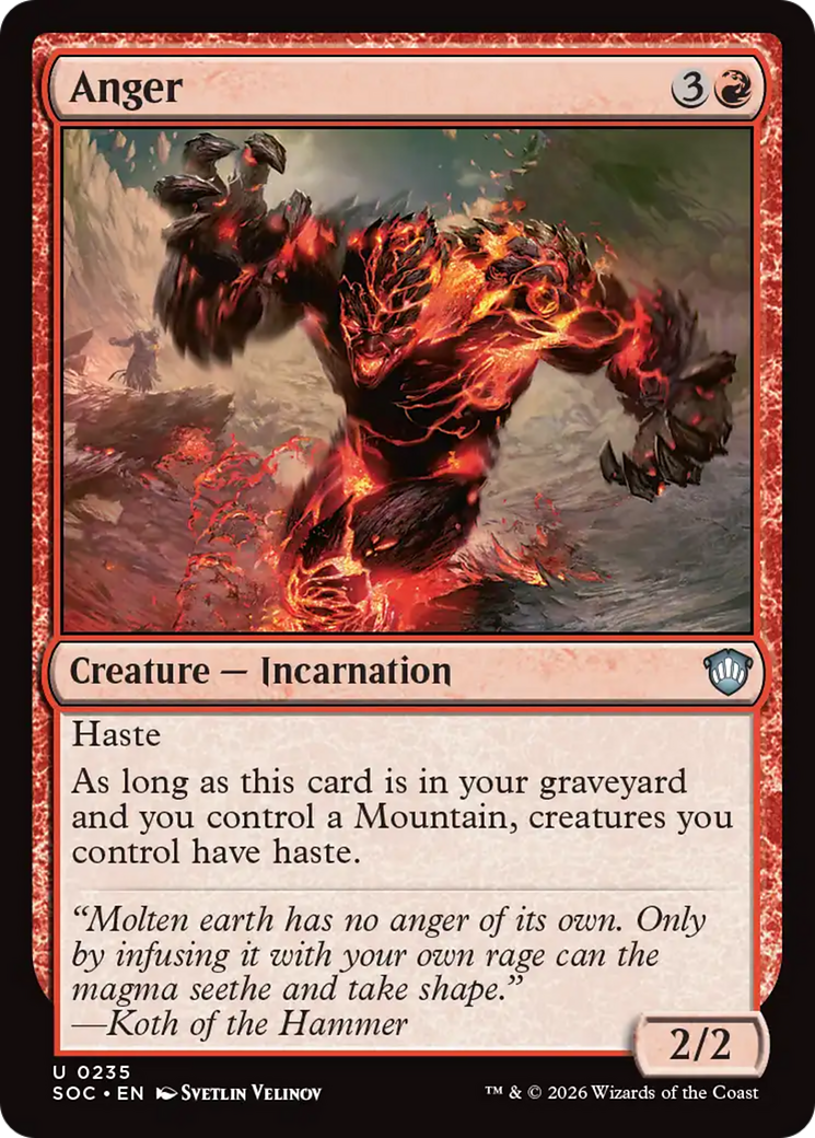 Anger [Secrets of Strixhaven Commander] | Total Play