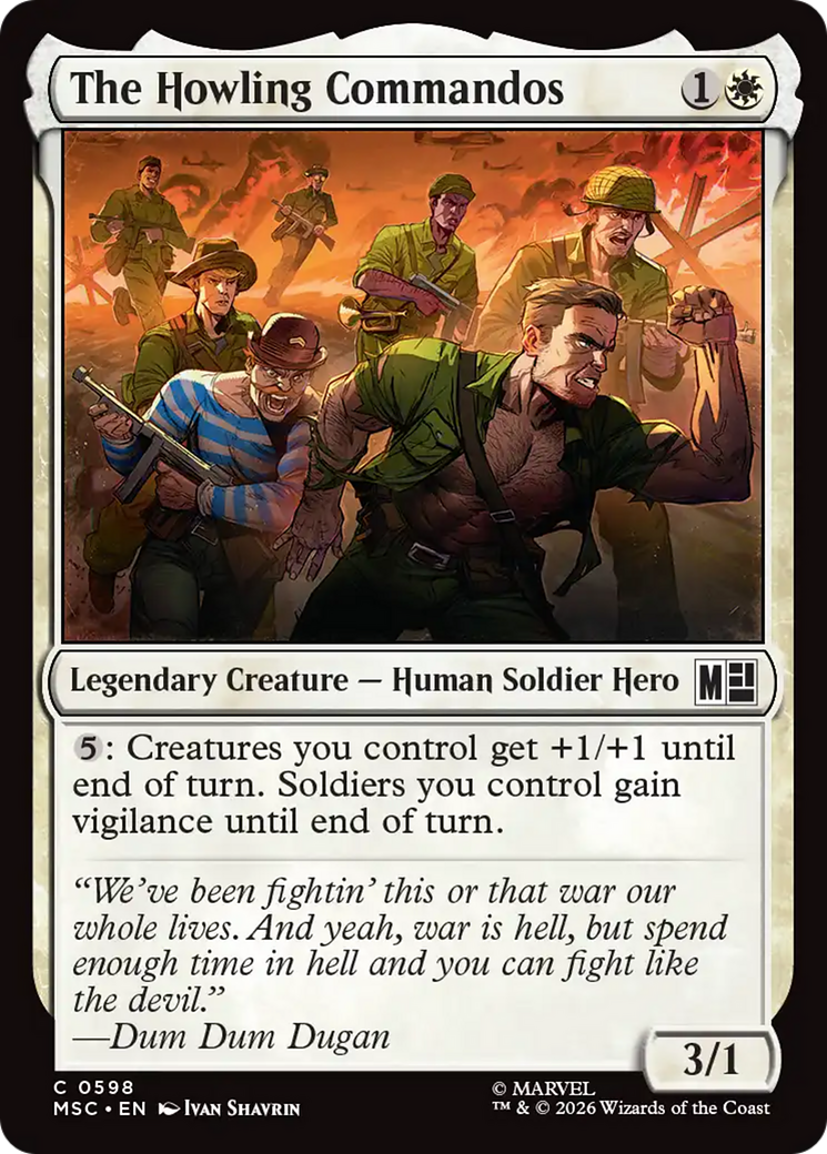 The Howling Commandos [Marvel Super Heroes Commander] | Total Play