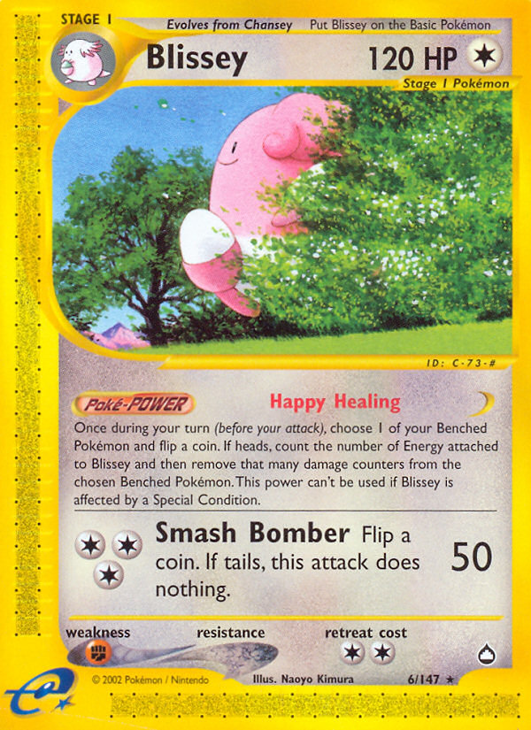 Blissey (6/147) [Aquapolis] | Total Play