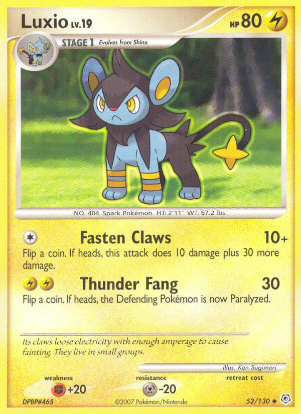 Luxio (52/130) [Diamond & Pearl: Base Set] | Total Play