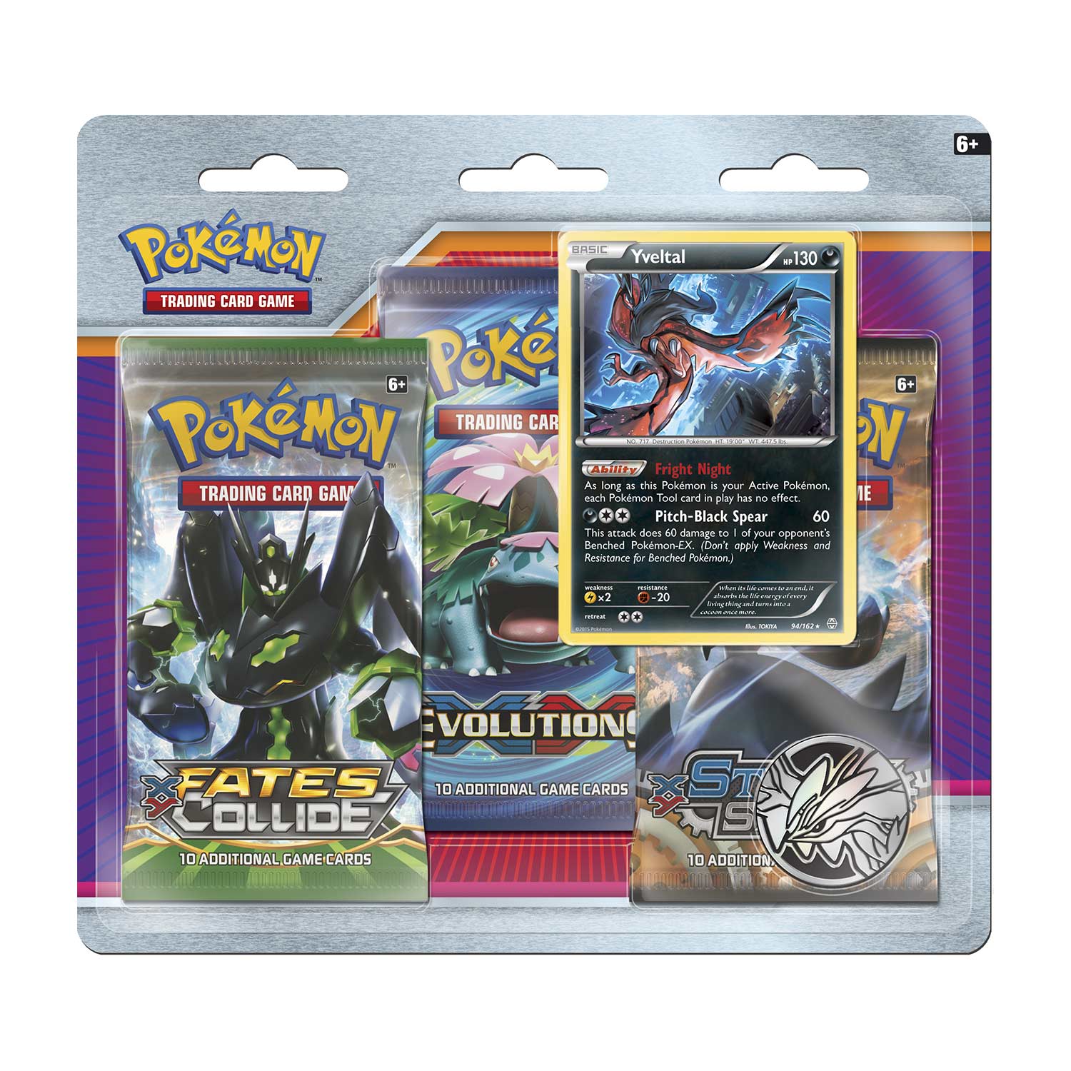 XY: BREAKthrough - 3-Pack Blister (Yveltal) | Total Play